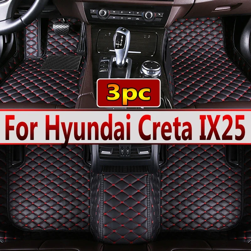 For Hyundai Creta IX25 2019 2018 2017 2016 2015 Car Floor Mats Styling Decoration Protect Auto Accessories Carpets Interior