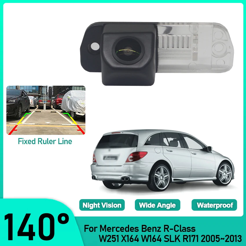 Parking Line Car Rear View Reverse Backup Camera HD CDD Waterproof For Mercedes Benz R-Class W251 X164 W164 SLK R171 2005~2013