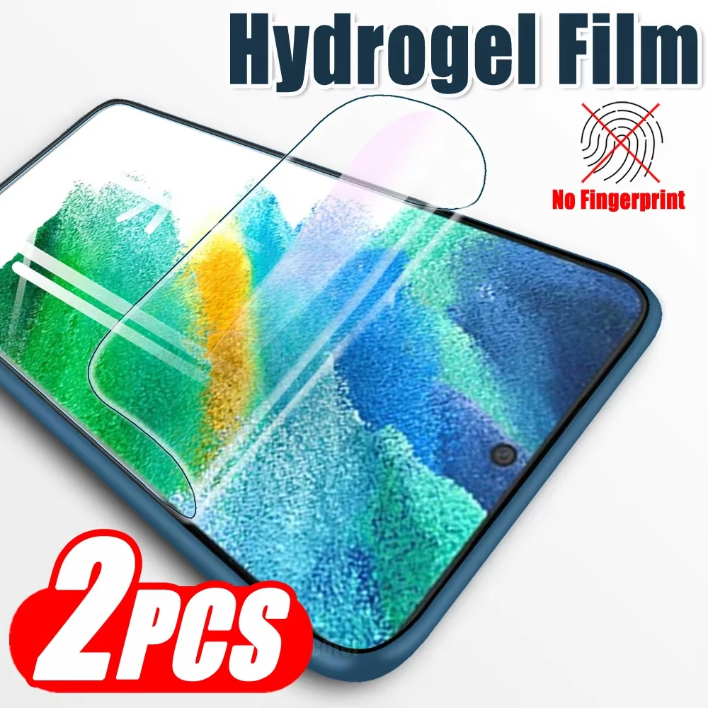 2Pcs Hydrogel Film For Samsung S25 Ultra S24 S23 Plus S22 S21 S20 FE A56 A55 5G A54 A53 A52 A26 A16 A15 A13 A14 A36 A35 A34 A33