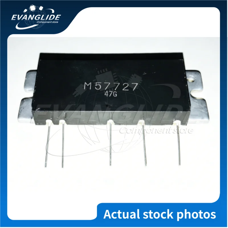 2 PCS/LOT Original & New M57727 144-148 MHz 12.5V, 37W, SSB MOBILE RADIO RF POWER AMPLIFIER MODULE