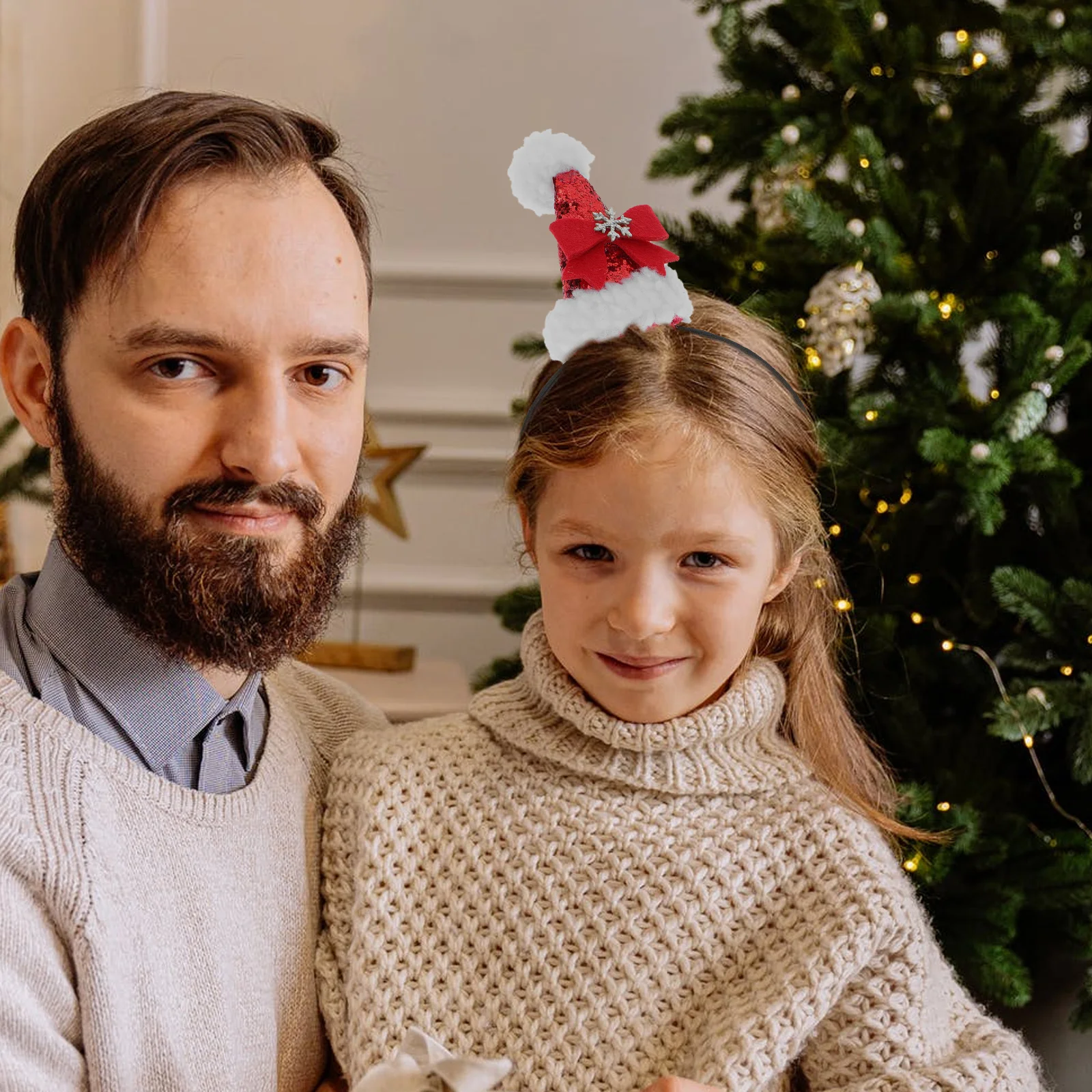 

3 шт., рождественские повязки на голову для детей, милые обручи, аксессуары для праздничных костюмов, праздничные рождественские украшения, нескользящие ленты для волос, маскарад
