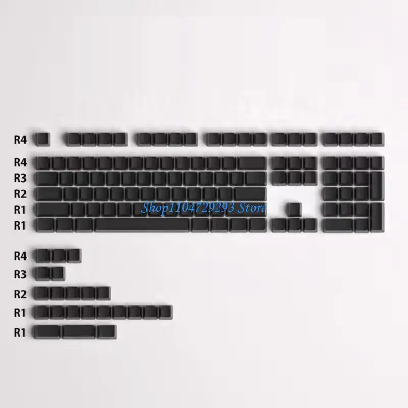 OEM Profile keycaps Machanical Throught Side Print Keycap Set Thick PBT