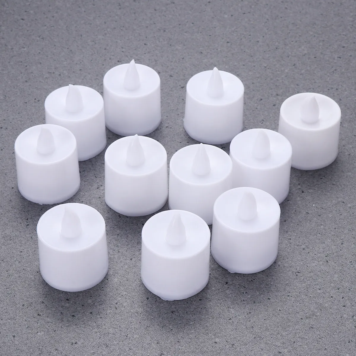24Pcs LED Electronic Lights Realistic Flame Effect Bright Flicker Night Lamp for Parties Festivals Engagement Wedding