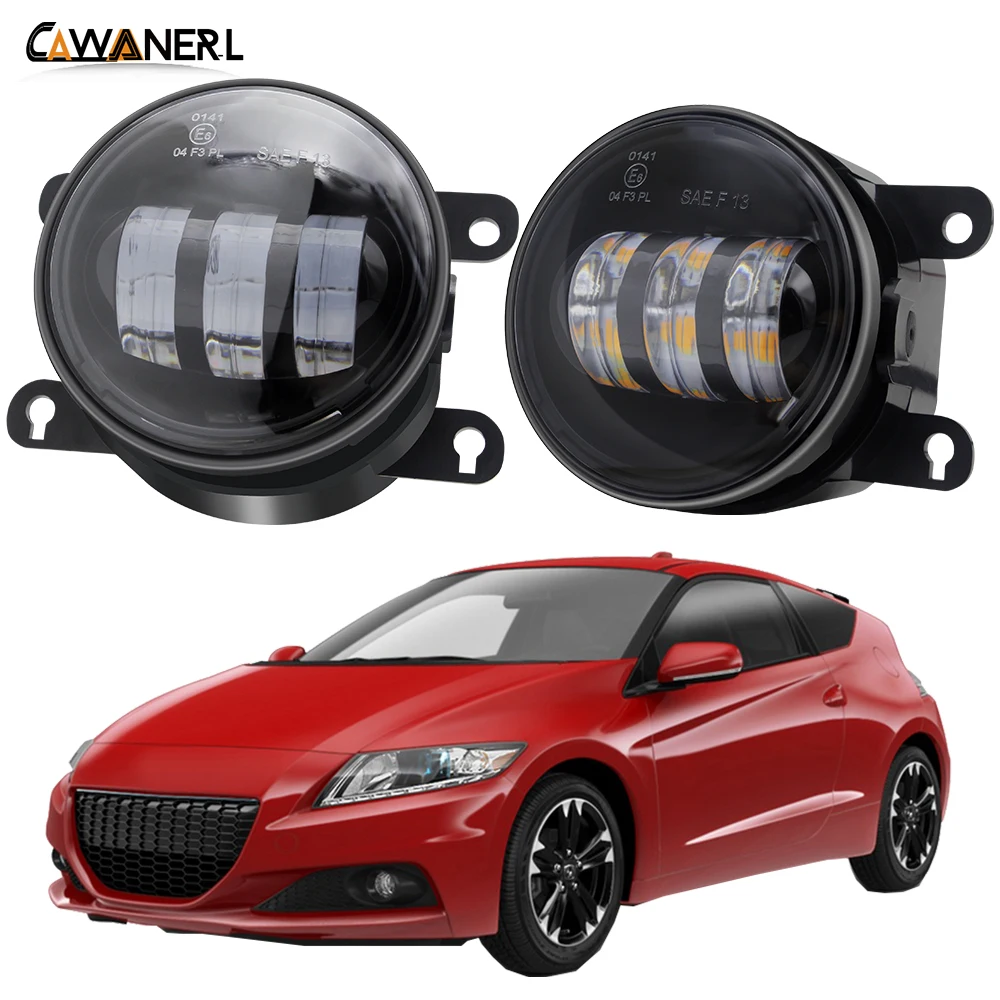

2 X Fog Light Accessories H11 Car Front Bumper LED Daytime Running Light Fog Lamp 30W 6000LM For Honda CR-Z CRZ 2013 2014 2015