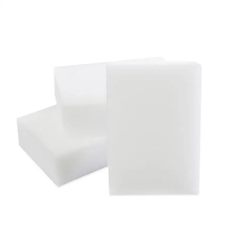 100pcs Magic Sponge Eraser White Melamine Sponge For Dishwashing Kitchen Bathroom Office Cleaner Cleaning Tools 100*60*20mm