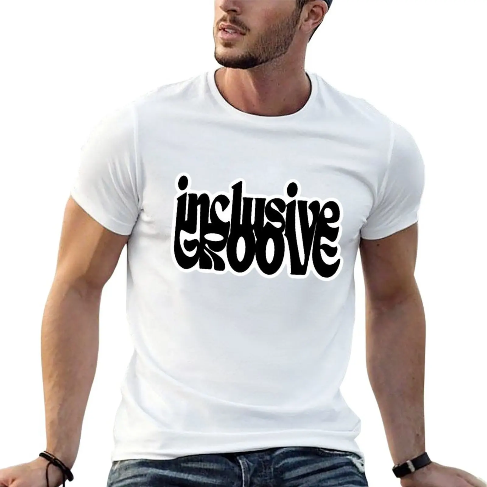 Inclusive Groove Podcast T-Shirt kawaii clothes funny shirt cotton funny t shirts for men