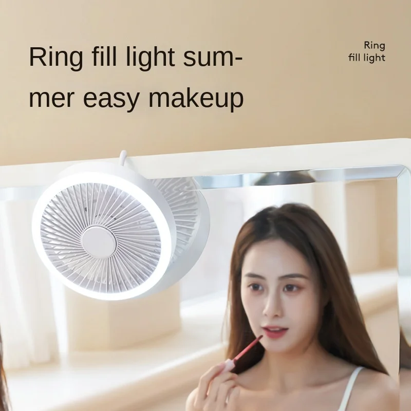 USB مروحة قابلة لإعادة الشحن اللاسلكية التحكم عن بعد في الهواء الطلق التخييم خيمة المحمولة مروحة سقف سطح المكتب عنبر مروحة جدارية صغيرة