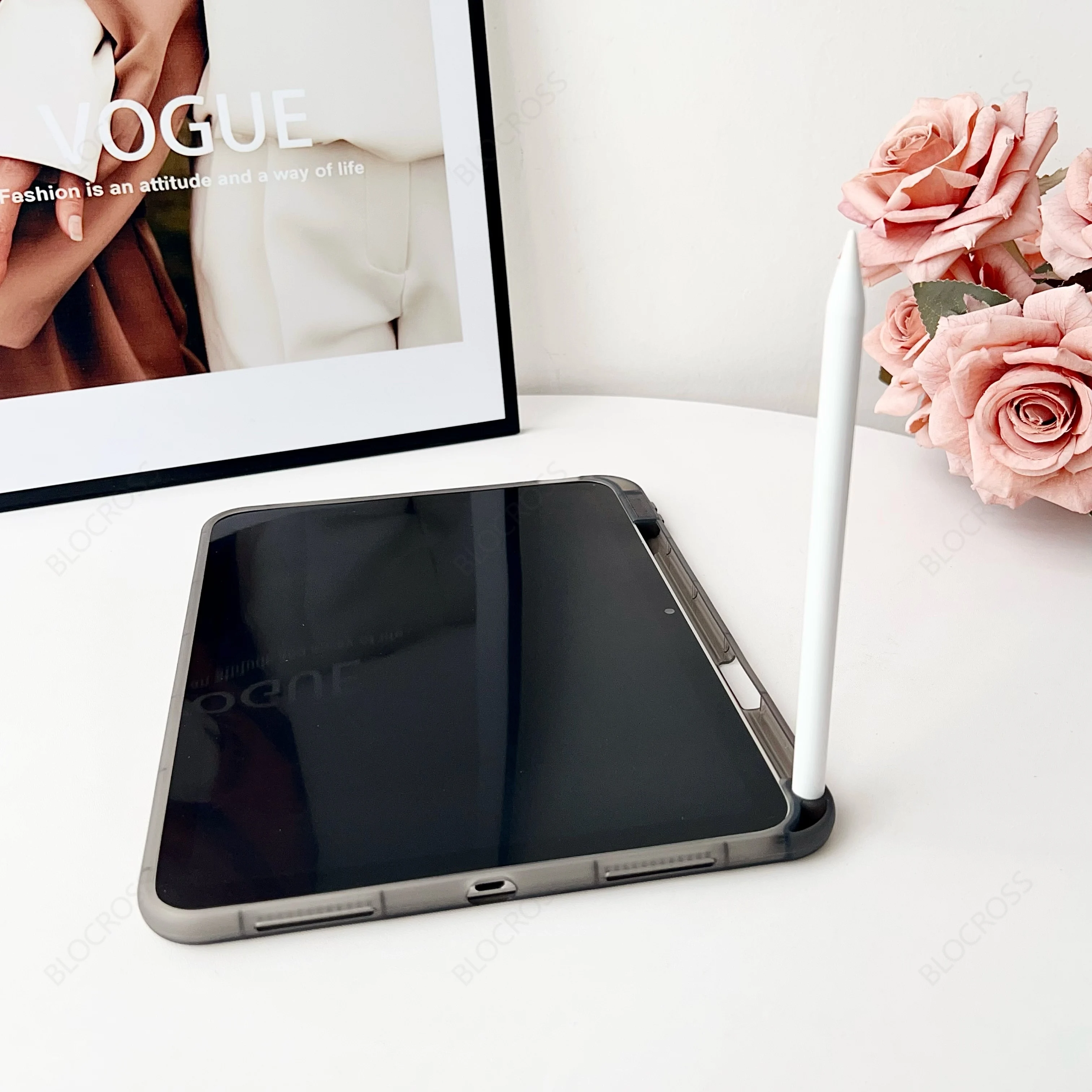 لباد 5th 6th 9.7 "7th 8th 9th 10.2" الهواء 4 الهواء 5 الهواء 11 A16 2025 Pro11 10th iPad mini 4 5 6 7 الصلب PC + حافظة حامل من البولي يوريثان #6