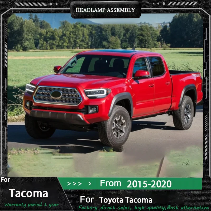 New Production refit 3 lens Led lamps headlights For Toyota Tacoma 2015-2021 headlights Assembly.