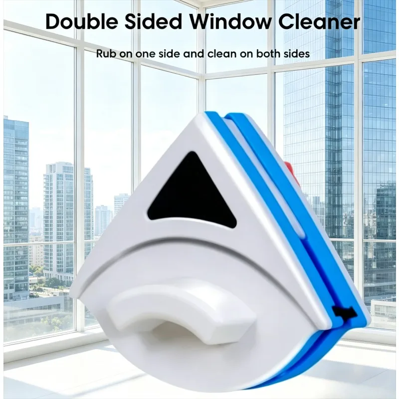 Limpiador Magnético de Vidrios de Doble Cara con Sistema de Drenaje Automático para Ventanas de Edificios Altos, Hogar y Oficina, Limpieza Multisuperficie