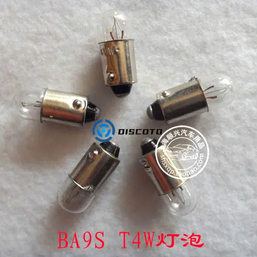 10 pc for BA9S T4W T8.5 car light bulb width light bulb small electric bead machine tool instrument marine light bulb