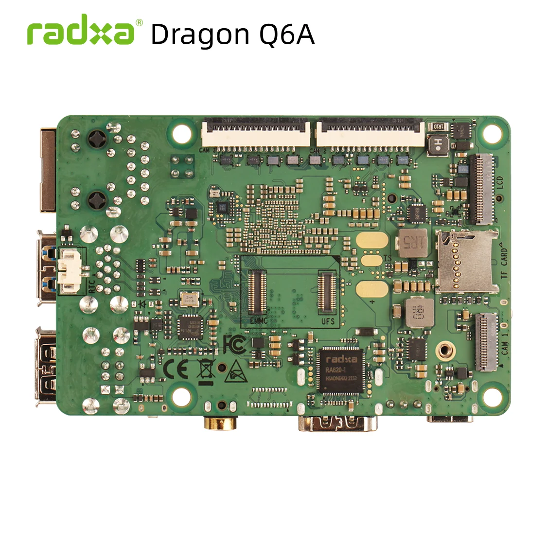 Radxa Dragon Q6A: LPDDR5 Memory, Qualcomm QCS6490 Edge AI Solution, 12 TOPS Performance, Octa-Core Processor