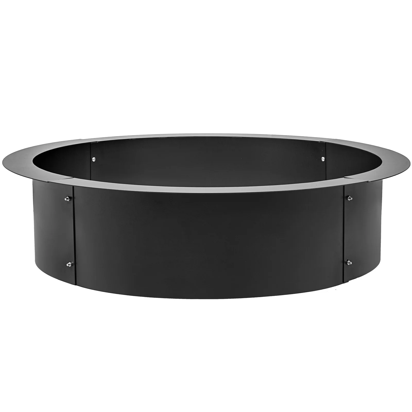 Fire Pit Ring 42-Inch Outer/36-Inch Inner Diameter, Fire Pit Insert 3.0mm Thick Heavy-Duty Solid Steel, Fire Pit Liner DIY Campfire Ring Above or In-Ground for Outdoor
