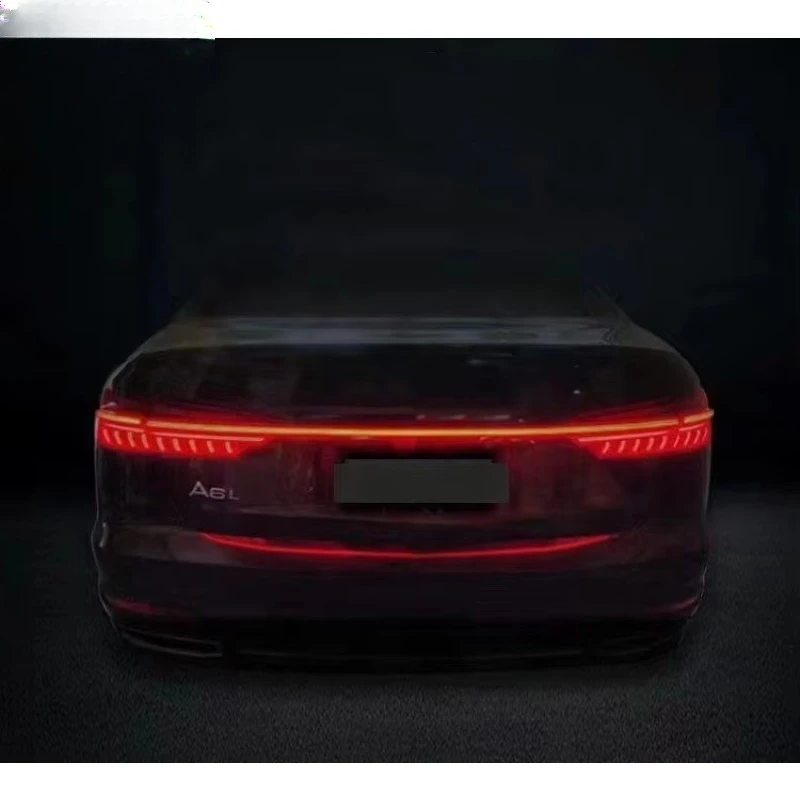 HOT! Upgraded New Retrofit Car LED Full Flow Dynamic Taillight Taillamp for Audi A6 C8 2019 2020 Rear Tail Lamp Light