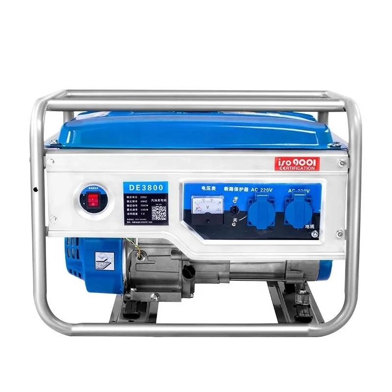 

3/5/10kW Portable Electric Construction and Assembly Work Fuel Generator