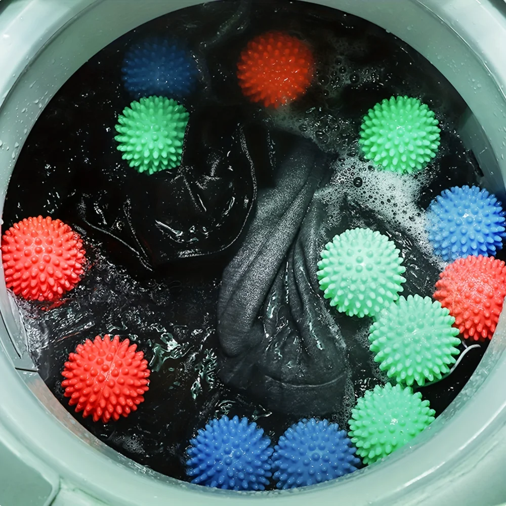 

5pcs Cleaning Laundry Ball, Clothes Fluffy Anti- Anti-Winding Adsorption Hair Removal, Reusable Clothes Hair Removal Cleaning To
