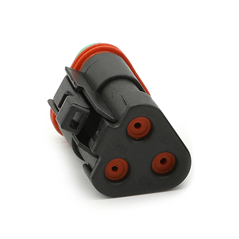 

DT06-3S-E005 DEUTSCH car connector flat cover waterproof male/female plug-in female head with female male terminal 1062-16-0122