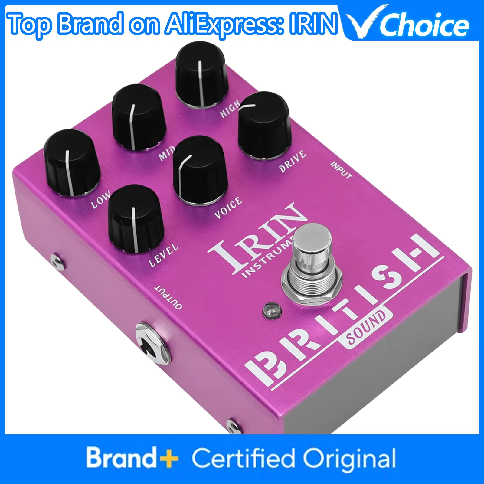 

IRIN British Electric Guitar Effect Pedal AN-31 Analogue Amplifiers Effects True Bypass Pedal Electric Guitar Accessories