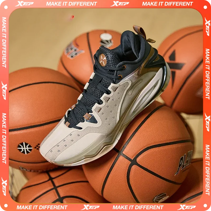 

Xtep Raid/Light Attack V2-3 Men's Basketball Shoe High Top Men Sneaker Antiskid Wear-resistant Student Sports Shoes 876119120010