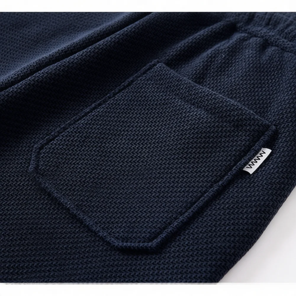 Mens Straight Casual Pants Knit Fabric Tactical Trousers Sportswear Outdoor Durable Anti Scratch Comfortable Relaxed Fashion