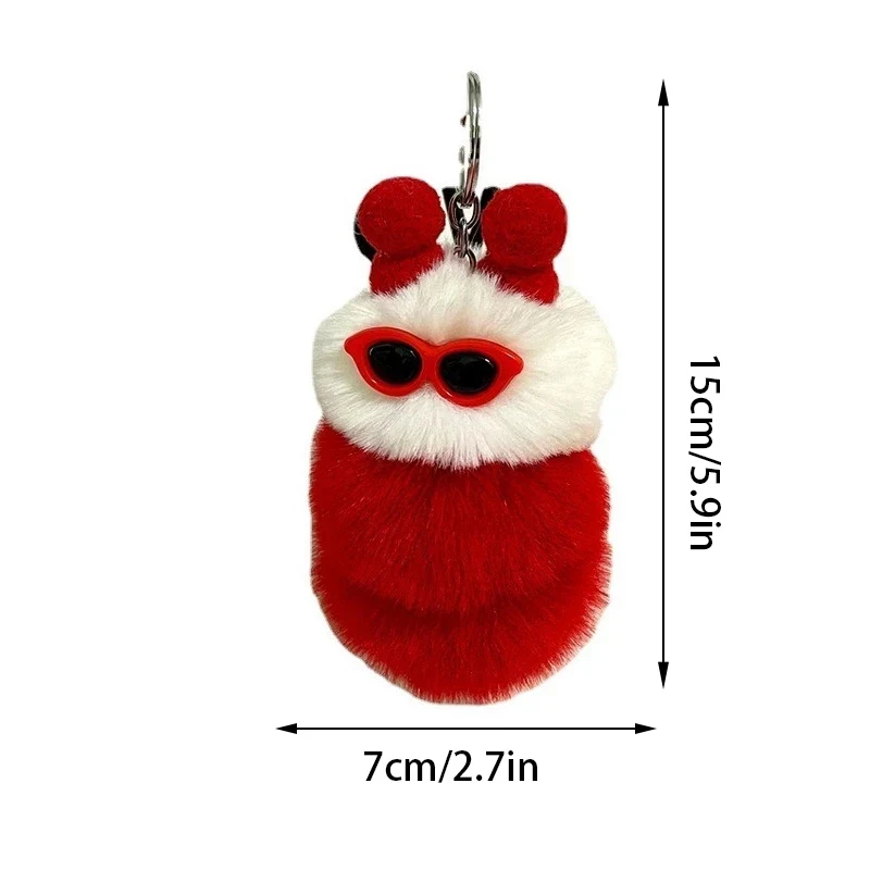 Gorąca sprzedaż POP HipHop Caterpillar Brelok do kluczy Pluszowa figurka C POP Fidget Doll Kawaii Cute Bag Backpack Pendant Toy Gift for Kid Adult