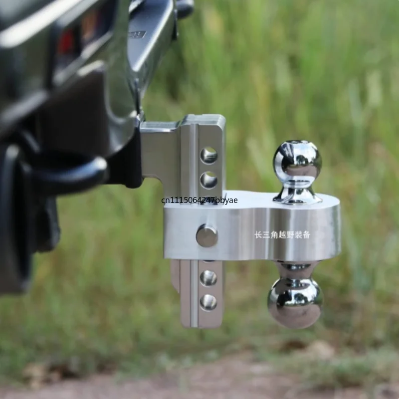 For Solid Trailer Arm Ball Hook Vehicle Rear Bumper Square Port Connector For Motorboat Towing Modification