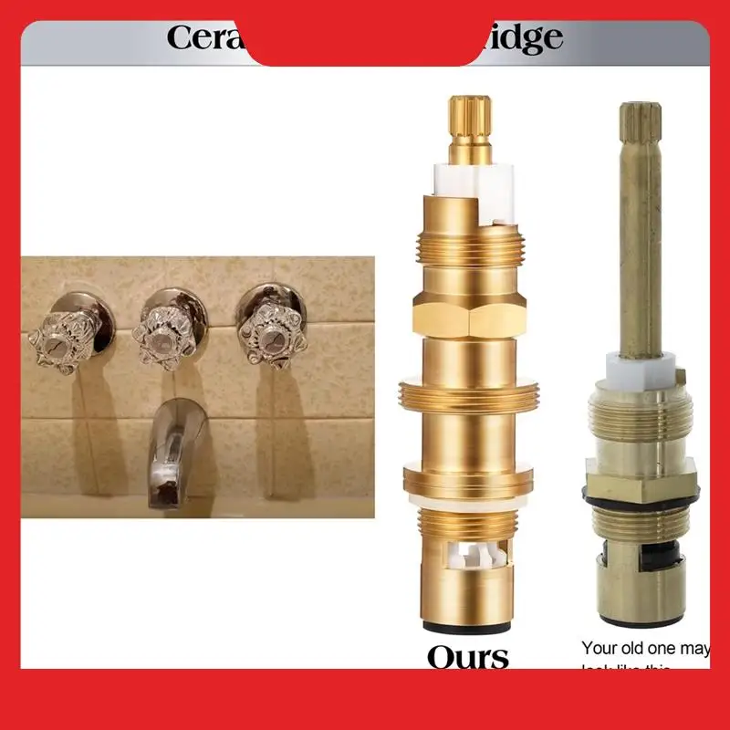 Shower Cartridge Replacement  Disc Cartridge Replacement For 910-030 Shower Valve Faucet Cartridge Brass Construction