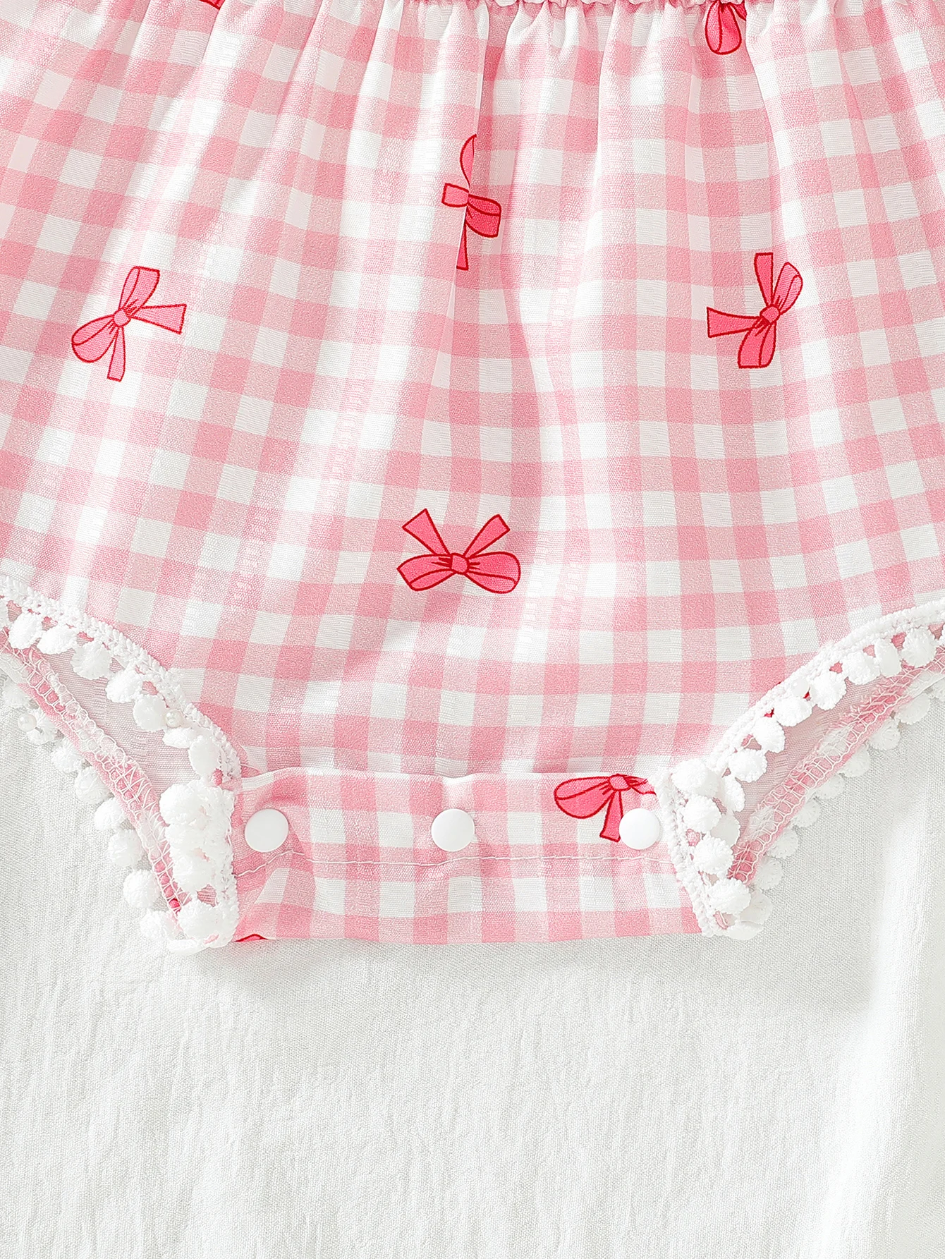 طفلة الصيف لطيف عارضة واحدة الكتف فقاعة كم الخصر القوس شبكة مطبوعة الدانتيل الديكور بذلة وعقال