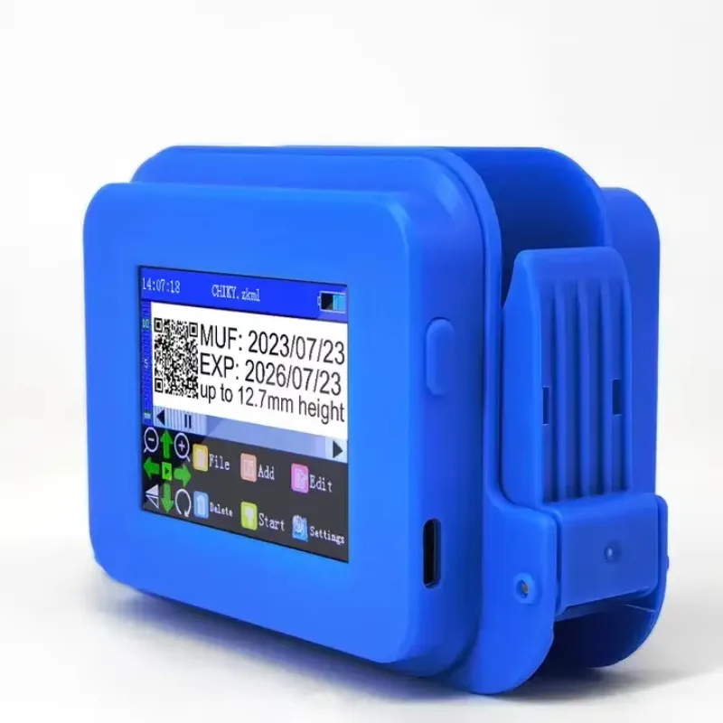 12.7Mm Mini Handheld Inkjet Printer Handheld Portable Inkjet Printer for Batch Code Printing of Box Signs