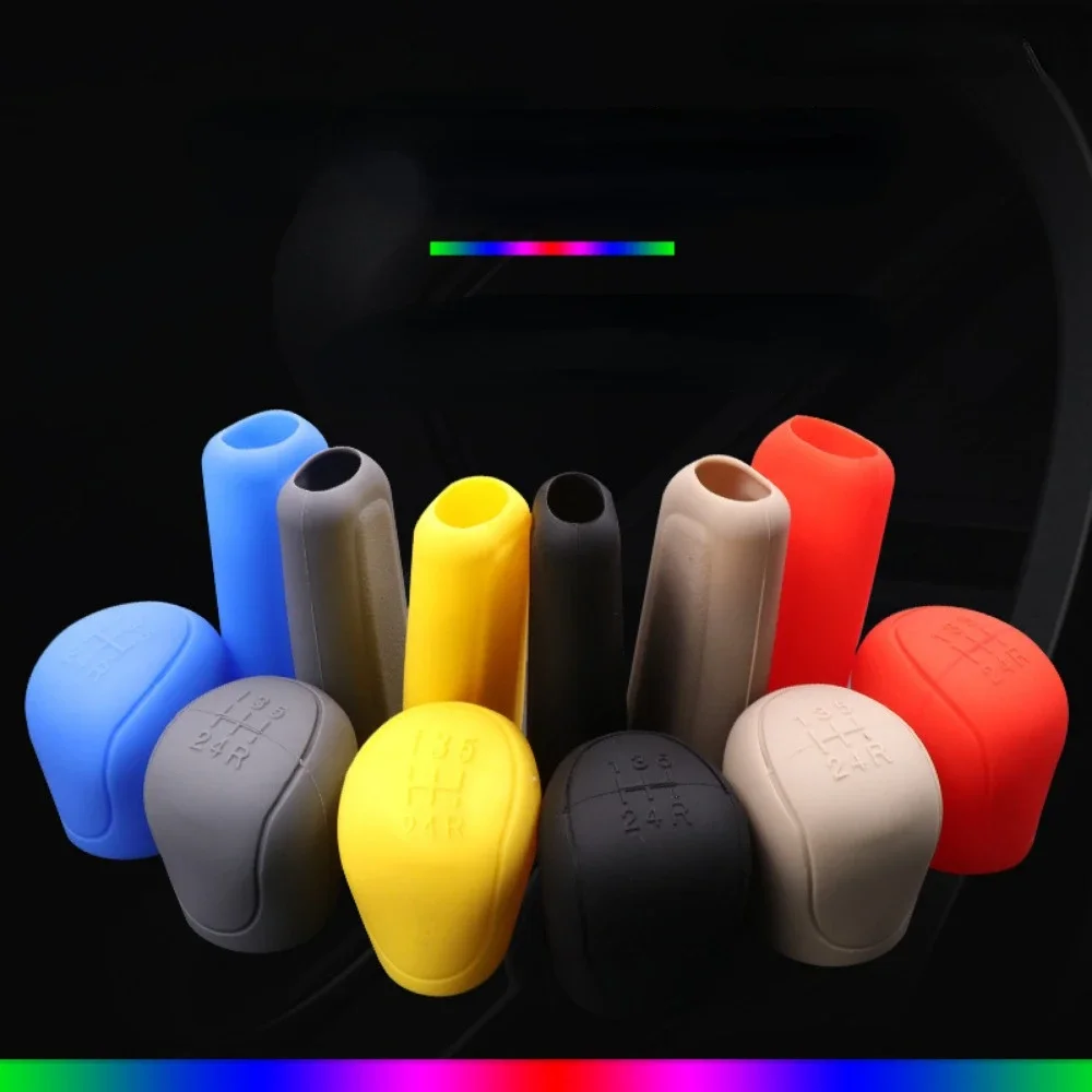 

Universal Hand Brake Set Car Handbrake Sleeve Silicone Gel Cover Portable Anti-Skid Auto Interior Shift Leather Handbrake Cover