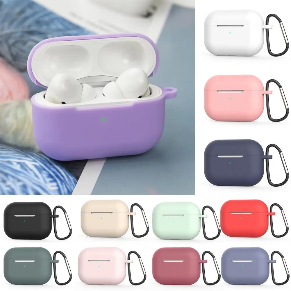 Custodia di ricarica per auricolari compatta e robusta Bluetooth custodia in Silicone con impugnatura confortevole resistente all'usura