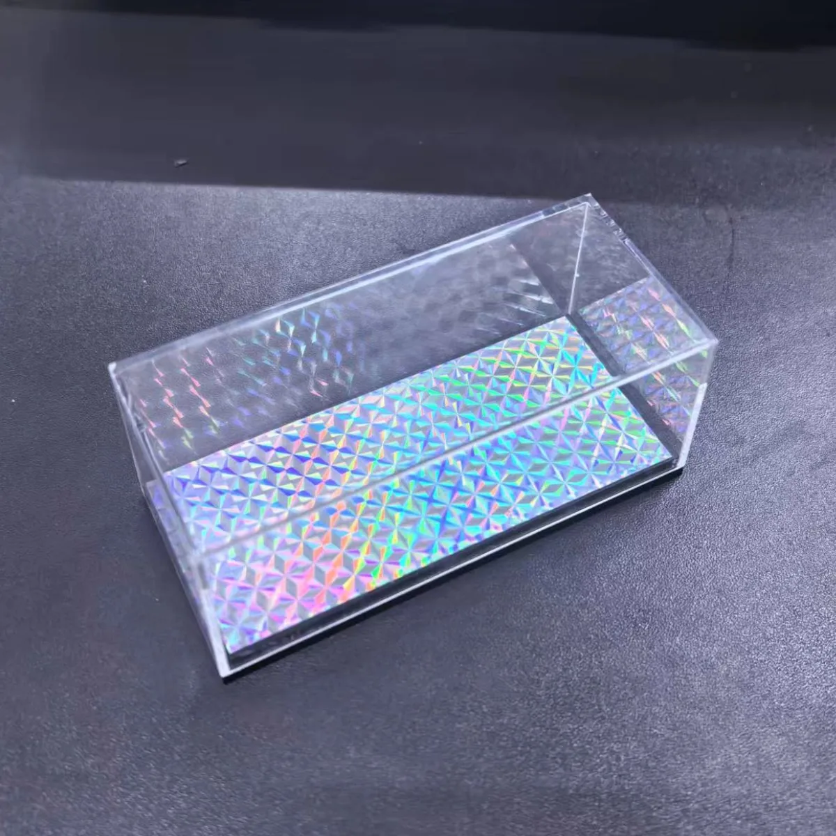 아크릴 디스플레이 박스 4.1인치 x 1.8인치 케이스 (1:64, 1:87 스케일 자동차 모형, 수집용 피규어, 미니어처, DIY 조립 디오라마용)