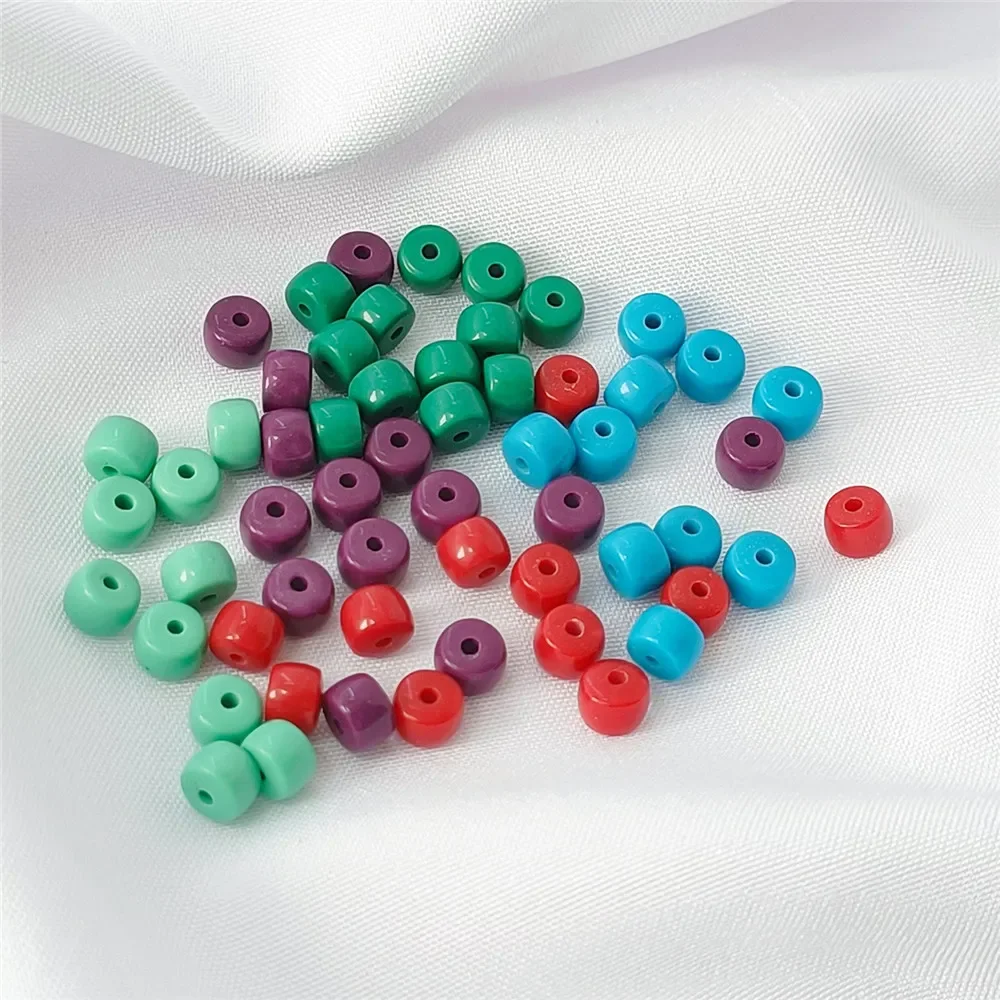 

Магнитный многоцветный старый стиль бочка-разделитель бусина ручной работы Diy тканый браслет ожерелье свободные бусины ювелирные аксессуары материал
