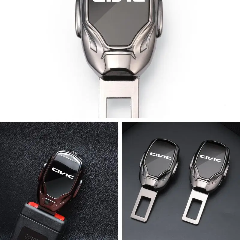 Fit Civic 8‑10 Gen Honda Civic Type‑R Si HR‑V Car Seat Belt Locker Extender Plug Practical Vehicle Interior Accessories