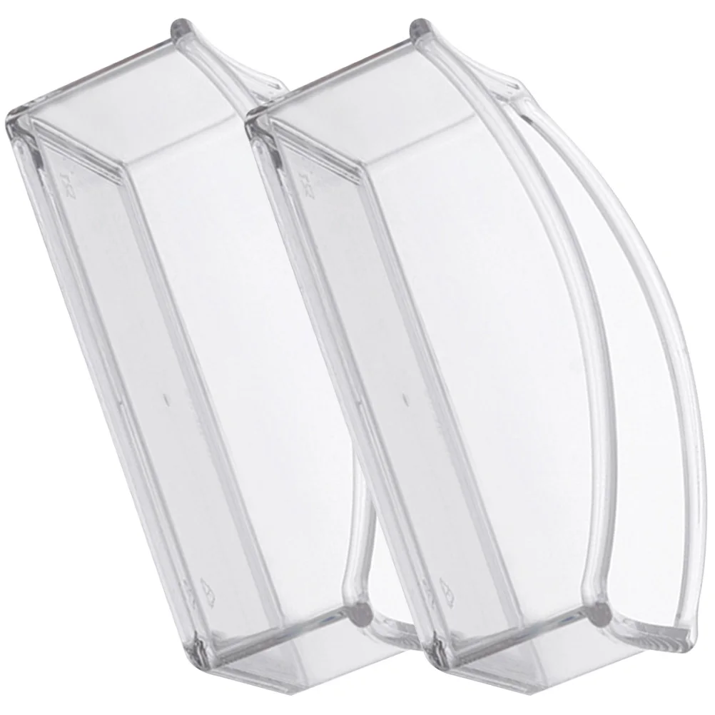 

2Pcs Tea Bag Storage Box Transparent Acrylic Case Coffee Bags Container Small Size Home Office Kitchen Bar ganzier Premium
