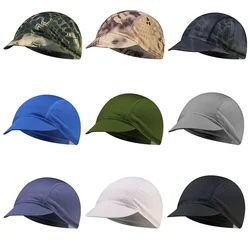 New Cycling Cap Bicycle Hat With Visor UV Protection Sun Block Headwear For Men Women Road Bike Head Caps Helmet Liner