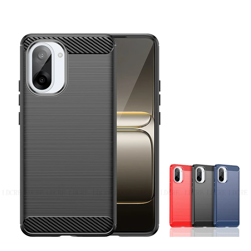 Für Abdeckung OnePlus Nord CE 5 Fall Oneplus Nord CE 5 Capas Stoßfest Zurück Rüstung Carbon Faser Weiche TPU Fundas OnePlus Nord CE 5