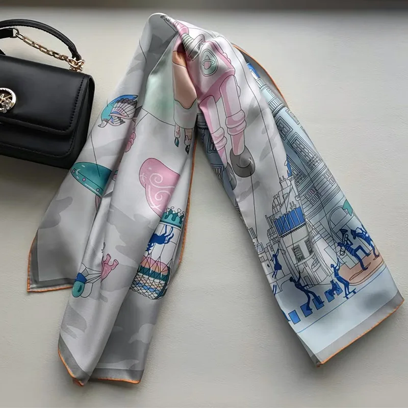 Foulards carrés naturels pour femmes, grand hijab pour envelopper les cheveux, foulard de la présidence, cadeaux pour femmes, mode, 100%, 35 po