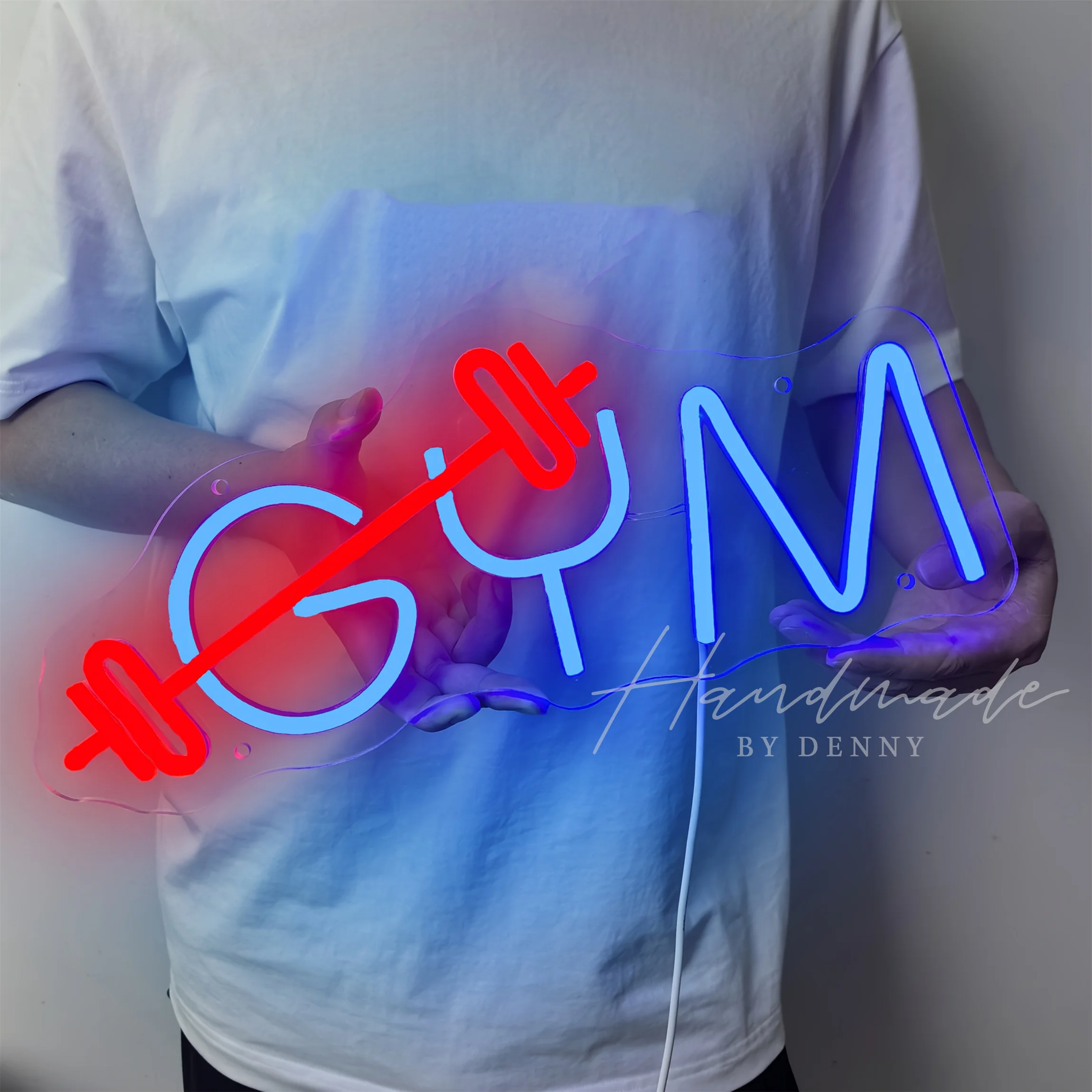 Fitness Led Neon Sign ,For Wall Decor, Neon Sign For Gym Wall Art, Birthday, Bedroom, Gym Club, Shop Decor, Man Cave, USB Power