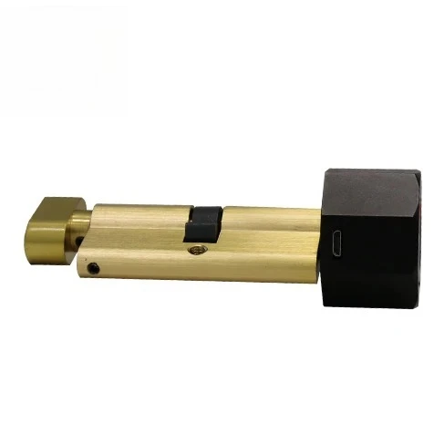 Euro Standard Luxury Smart Door Lock Cylinder Stainless Steel Tuya Smart Security With WIFI & ZigBee For Security
