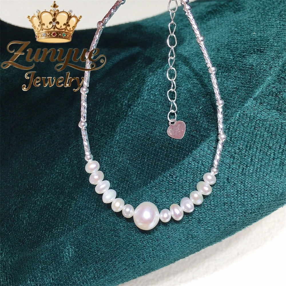 

Natural Freshwater Pearl Bracelet Holiday Gift Luxury Quality Jewelry Best Selling Fashion Fine Jewelry Exquisite Charms Popular