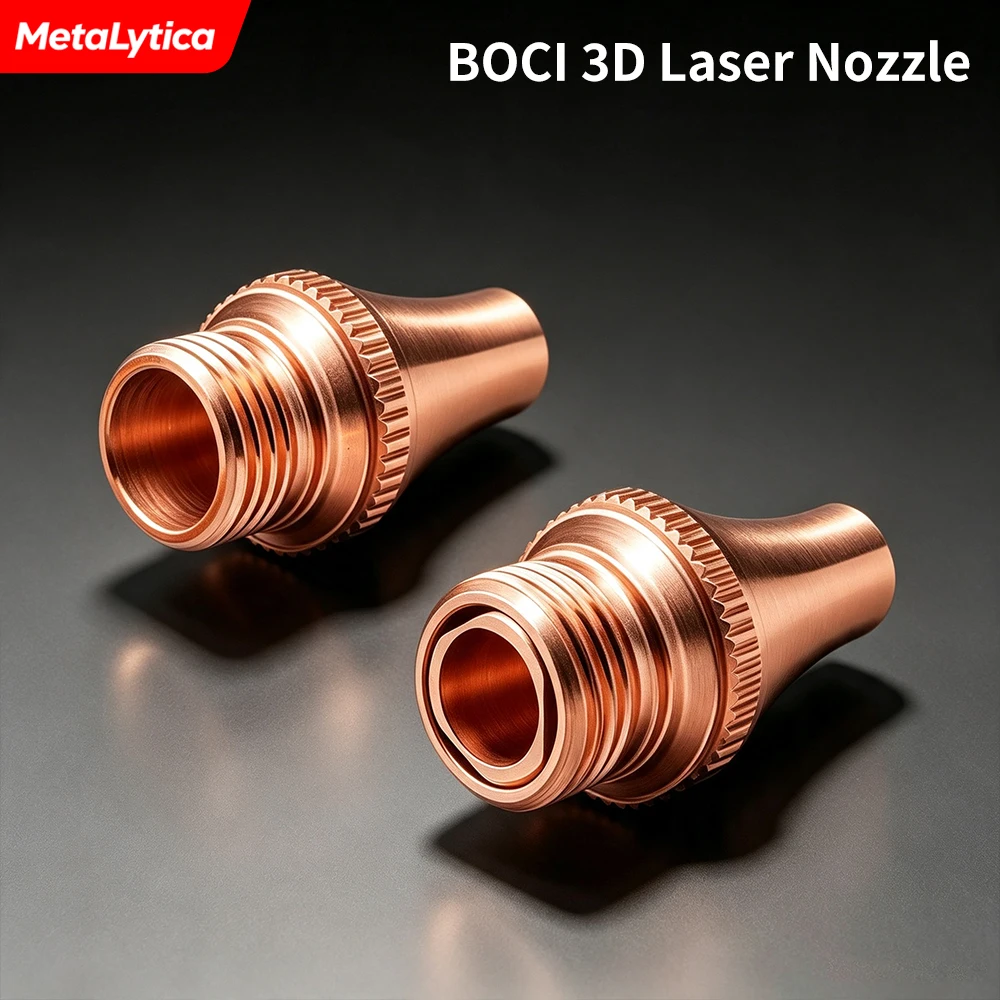 3D Laser Cutting Nozzles M8 H19 D11 1.8 2.0mm Single Double Layer Cutting Machine Accessories For Boci BLT310T BLT421TS BLT441T