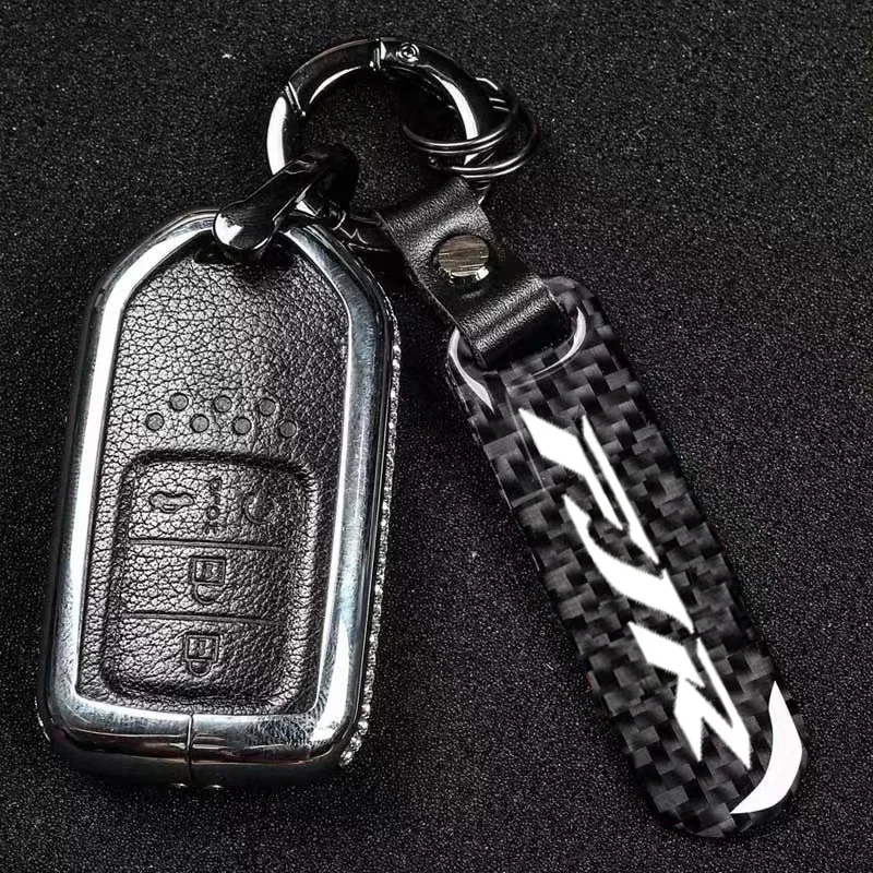 1PCS For Yamaha FJR 1300 FJR1300 ABS 2001-2016 2017 2015 Accessorie Motorcycle Keychain Keyring Carbon FiberHigh-Grade