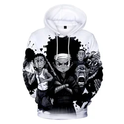 The Boondocks Hoodies 3D fashion Long Sleeve Sweatshirt Men's Hoodie adult Casual Harajuku Streetwear Unisex Oversized Clothes