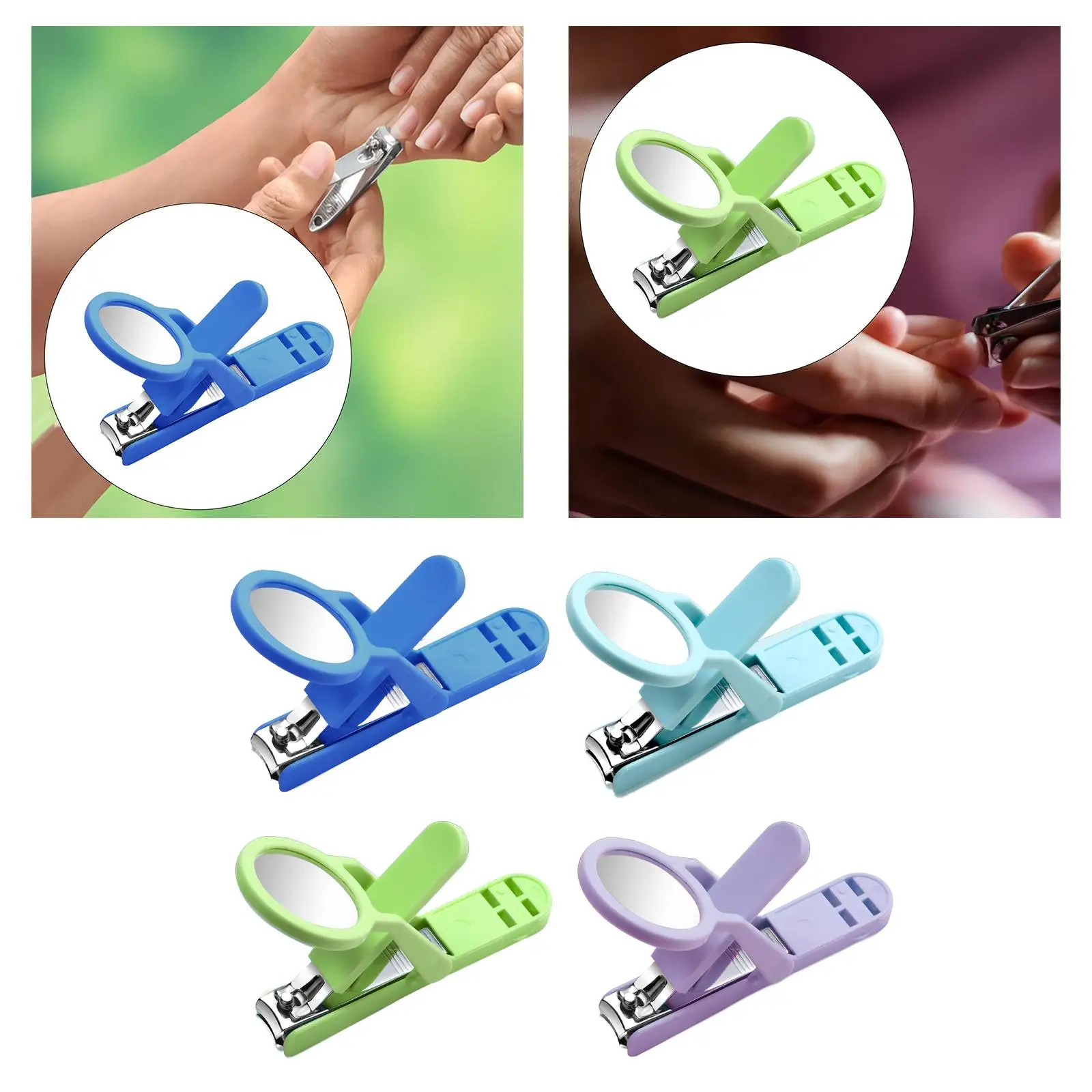 Toenail clippers, fingernails Toenail clippers with magnifying glass, durable,