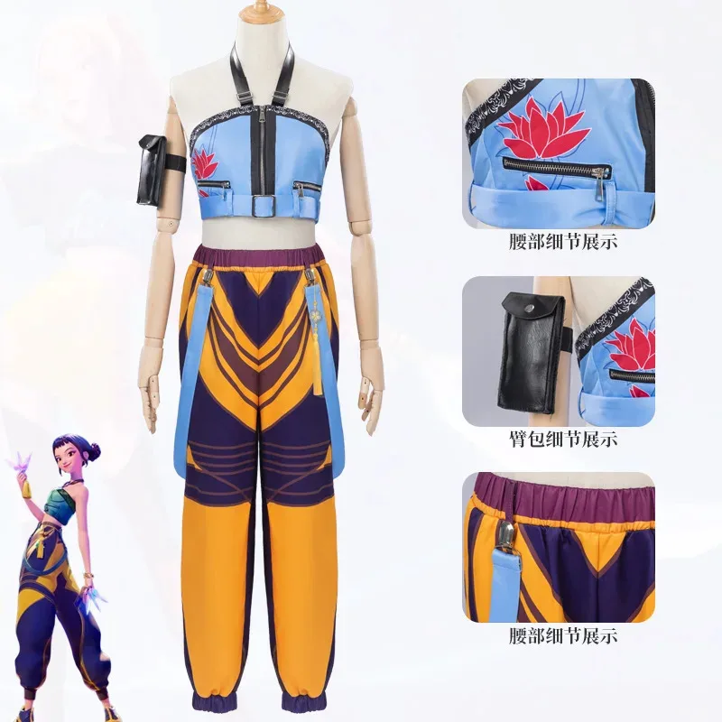 

ABC123 Kpop Маленькая девочка Группа Зои Косплей Костюм Аниме Охотники на Дьяволов Комплект аксессуаров Вечеринка Наряд Половина;5,c'8.m;0'