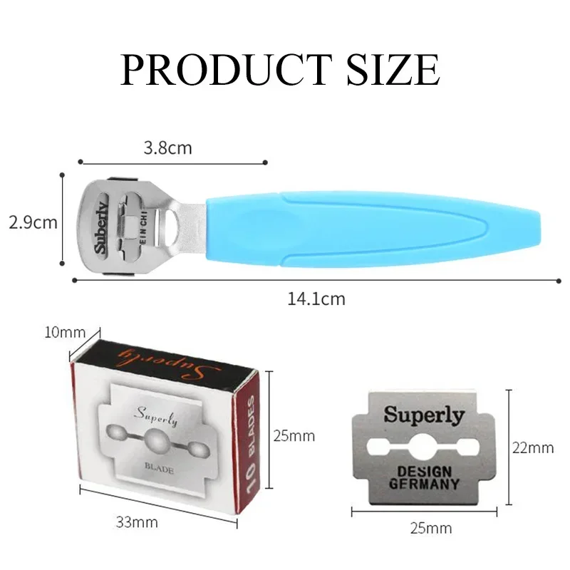 발 피부 면도기, 옥수수 큐티클 커터 리무버, 래프 페디큐어 파일, 발 굳은살 날, 발 관리 도구