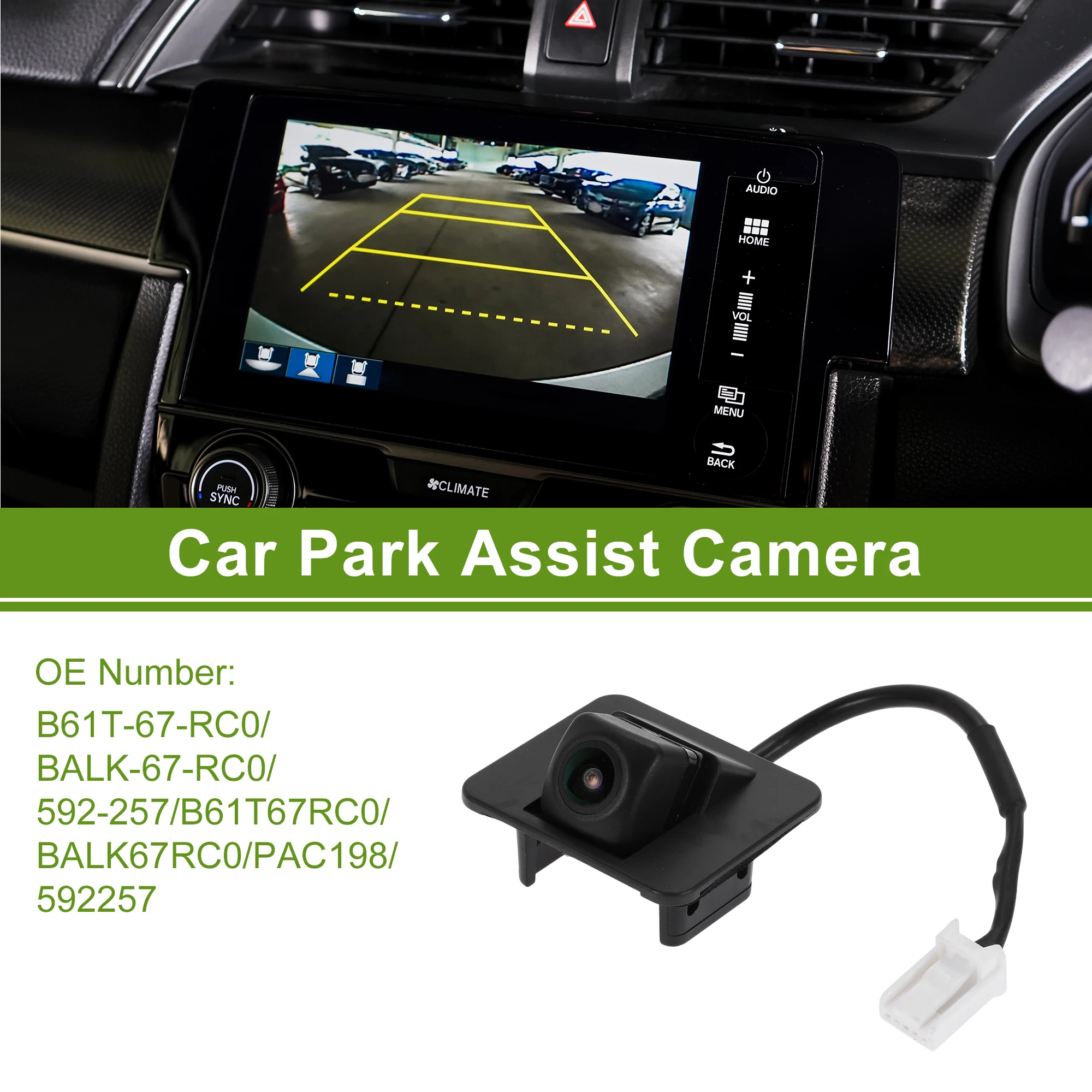 

UXCELL Автомобильная камера заднего вида Резервная камера заднего вида No B61T-67-RC0