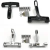 Pièces de moto noires pour Touring Trike, marchepied passager, plancher, support de montage rapide, 1993-2019 1