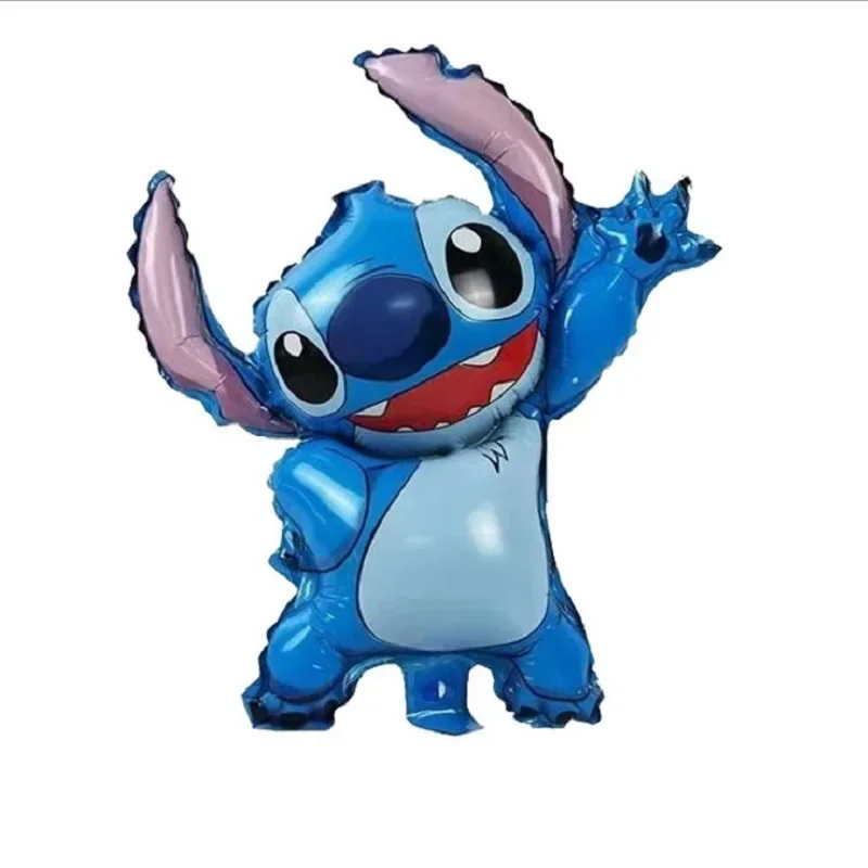 5pcs Disney Stitch Aluminum Film Balloon Set, Birthday Party Background Decoration Supplies,Party And Wedding Supplies